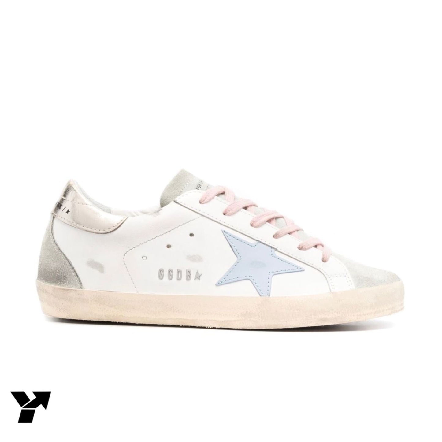 Golden Goose Super-Star / White Silver Ice Blue