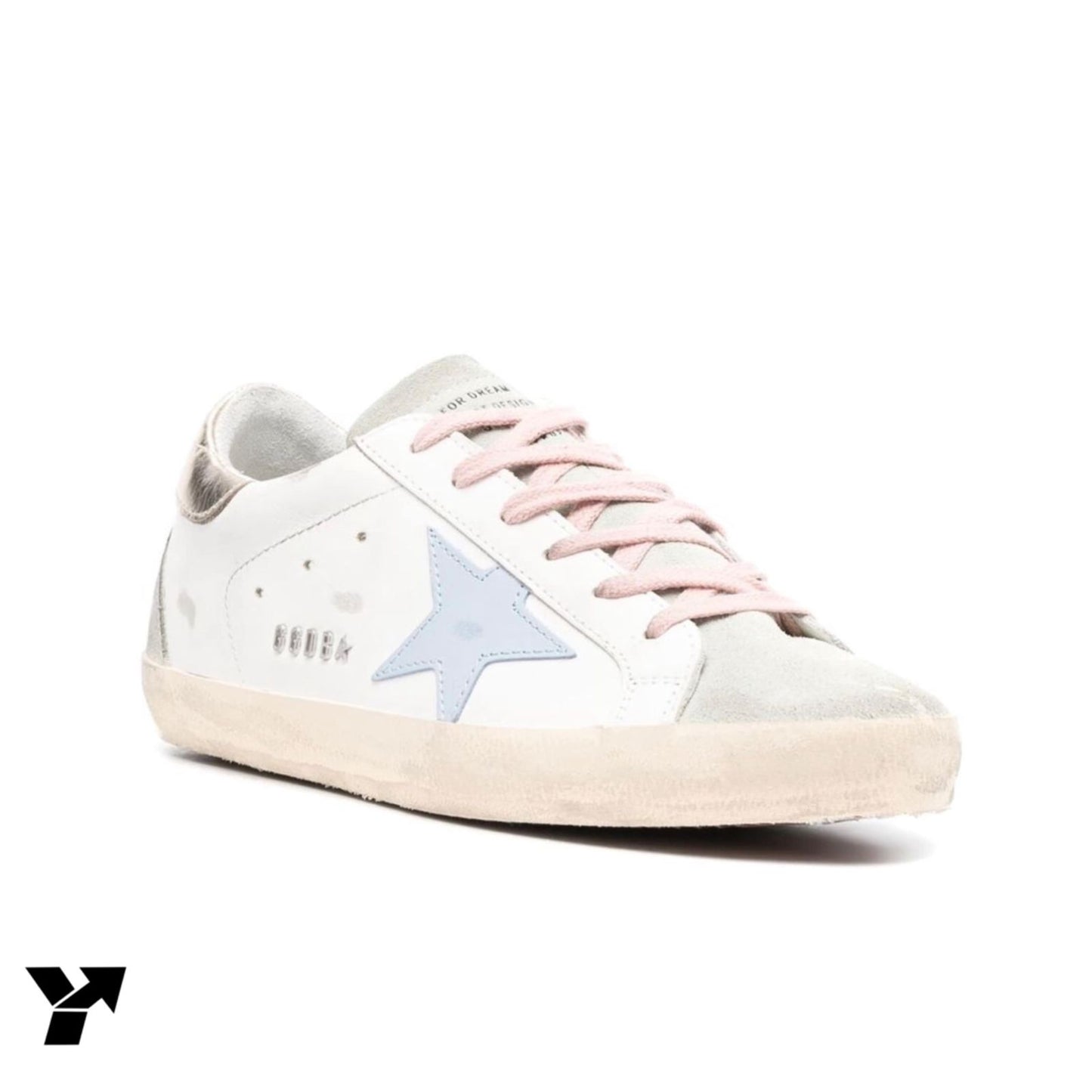 Golden Goose Super-Star / White Silver Ice Blue